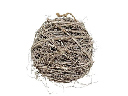 Slika Kugla šiba 20cm; siva/bijela