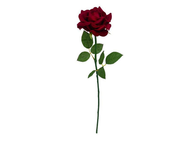 Slika Ruža pliš 59cm; crvena