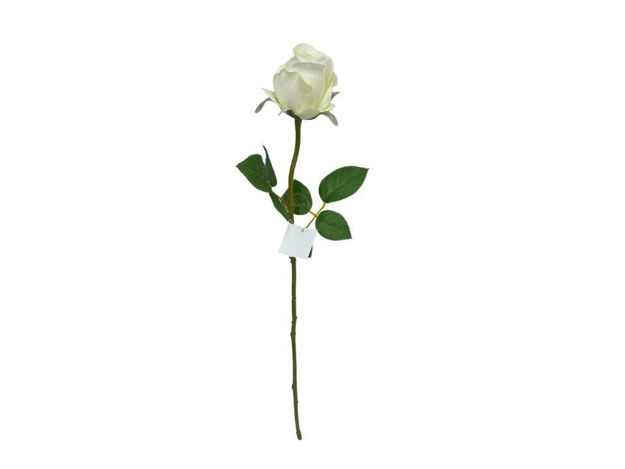 Slika Ruža 59cm; bijela