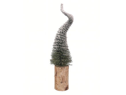 Slika Bor spiralni na stalku 30x10cm; zasnježen