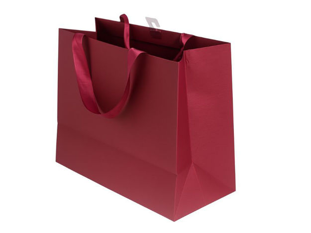 Slika Vrećica premium 35x26x15cm; 210gr.;tamno crvena