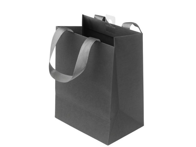 Slika Vrećica premium 18x23x12cm; 230gr.; antracit siva