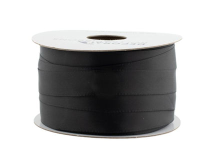 Slika Traka saten 16mm/50mt premium crna 030