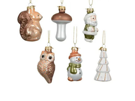 Slika Stakleni ukras d4 h7.5cm; ass