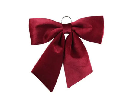 Slika Mašna pliš 48xh52cm. Bordo