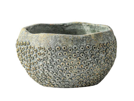 Slika Cement posuda 18.5x18.5x10cm;siva