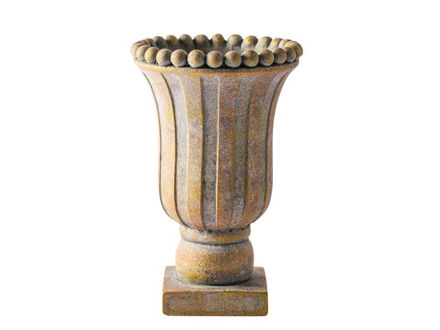 Slika Cement posuda na nogu 13.5x13.5x19.5cm.