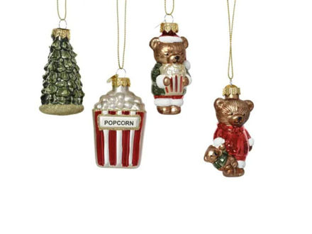 Slika Stakleni ukras figura h7.5cm.