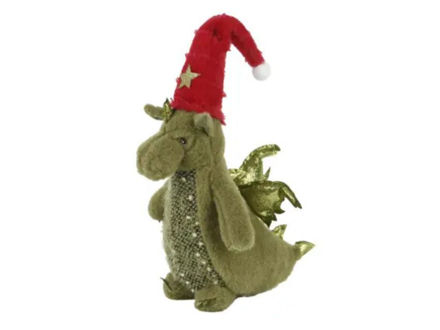 Slika Dekoracija zmaj s kapom 21x28x h48cm.