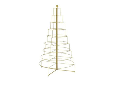 Slika Stalak metalni 88x90x h160cm; zlatna