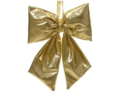 Slika Mašna polyester 28xh40cm; zlatna