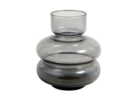 Slika Vaza staklo h12 d12cm; siva