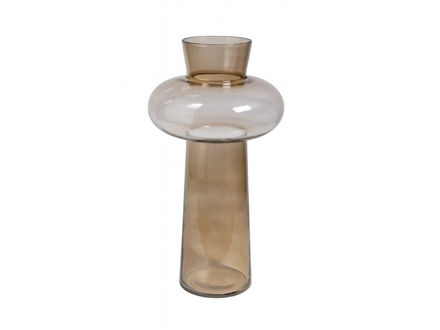 Slika Vaza staklo h40 d20cm; smeđa