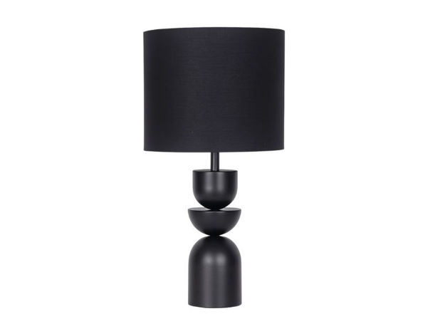 Slika Lampa metal crna 60cm s crnim sjenilom