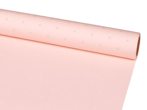 Slika Charm folija rola 58cm x 15mt; roza/bijele točke