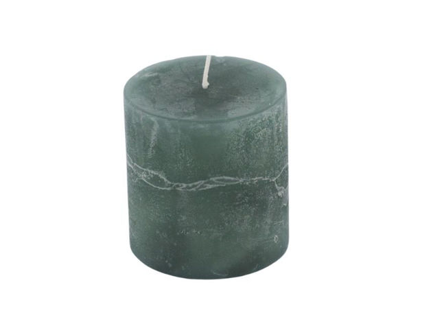 Slika Svijeća frost 6.8xh7.2cm. - lovor zelena