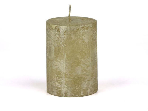 Slika Svijeća metalik 6,8xh9,5 cm-šampanj