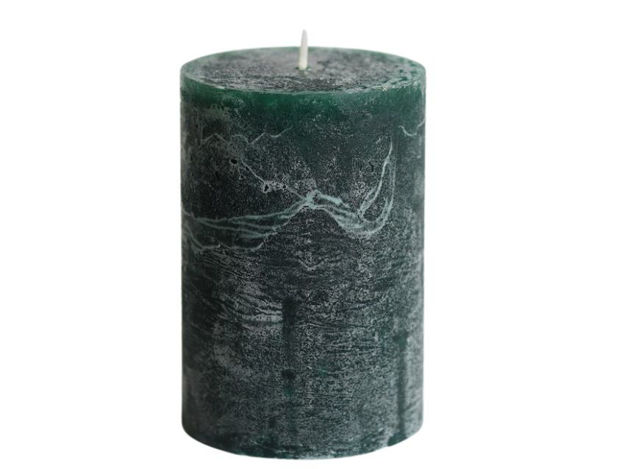 Slika Svijeća frost 6,8xh10cm-t.Zelena