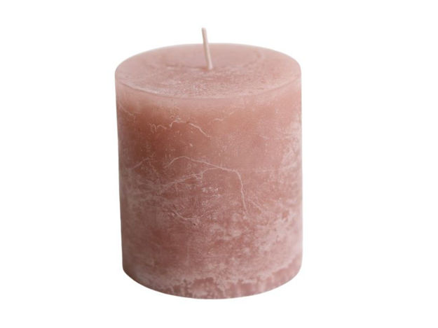 Slika Svijeća frost 6,8xh7,5cm-mauve