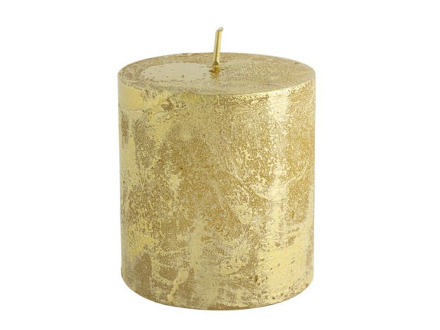 Slika Svijeća metalik 6,8xh7,2cm-sv.Zlatna