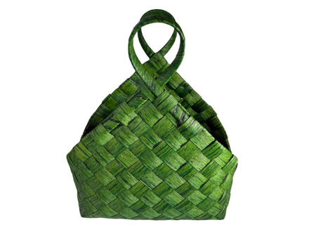 Slika Košara home 32x19x28/35cm; zelena