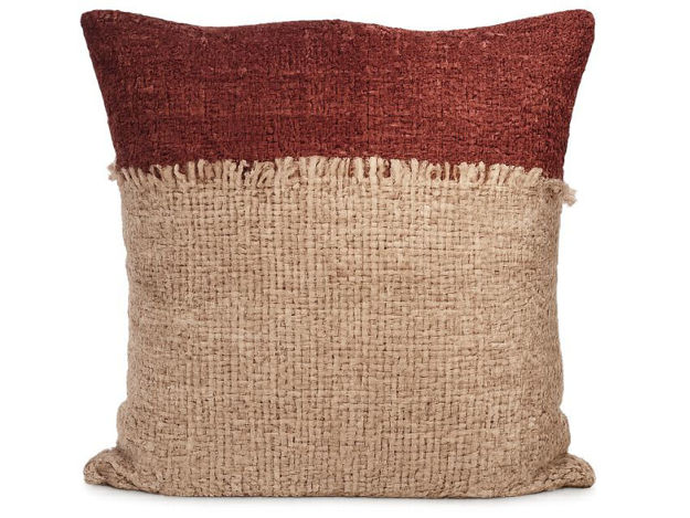Slika Dekorativna jastučnica juta 50x50cm; natur/t.smeđa