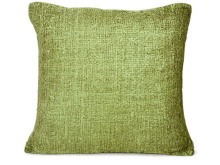 Slika Dekorativna jastučnica juta 50x50cm; maslinasta s ukrasnim rubom