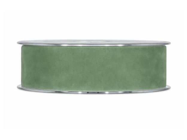 Slika Traka dupli pliš 25mm/7m svj.Cobalt zelena 58