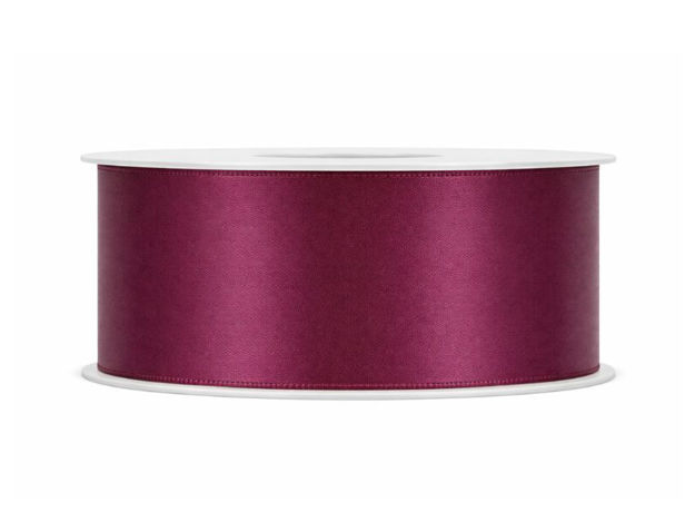 Slika Traka saten 25mm/50m wine 50
