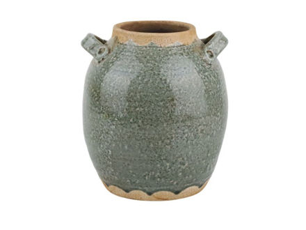 Slika Keramička vaza h22 x 20cm d19cm; antracit siva