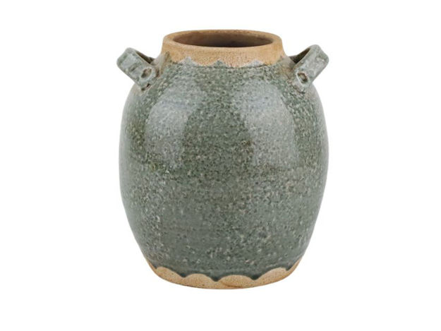 Slika Keramička vaza h22 x 20cm d19cm; antracit siva