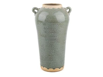 Slika Keramička vaza h38x22cm d20cm; antracit siva