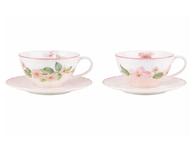 Slika Šalice s tanjurićem porculan 200ml. S/2