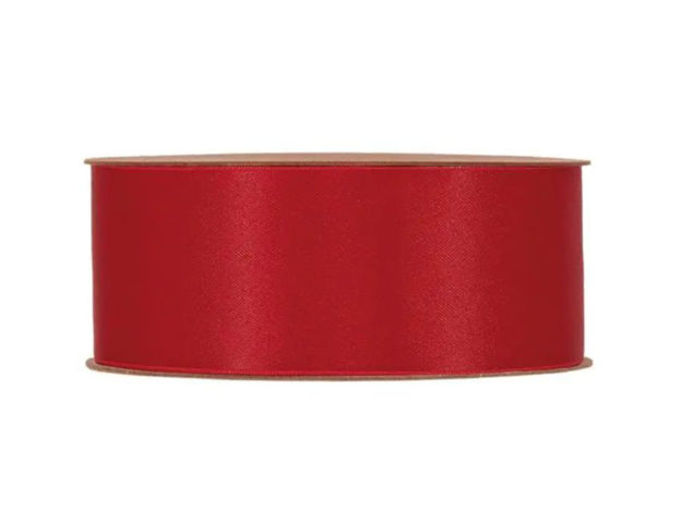 Slika Traka mat saten 25mm/20m crvena 08