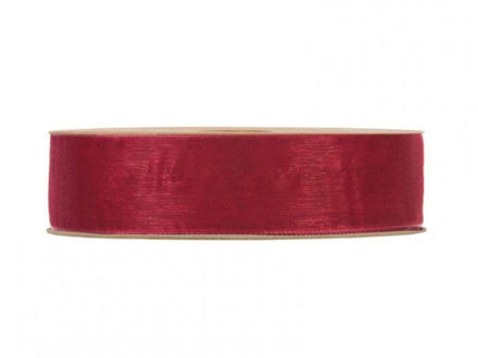 Slika Traka organdi 25mm/20mt bordo 24
