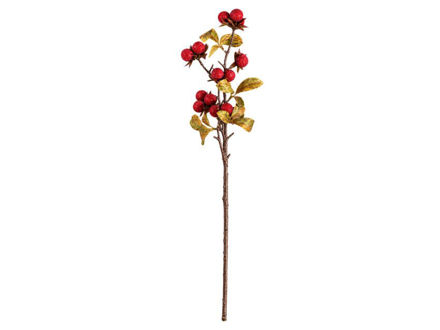 Slika Grana s bobicama 56 cm; crvena