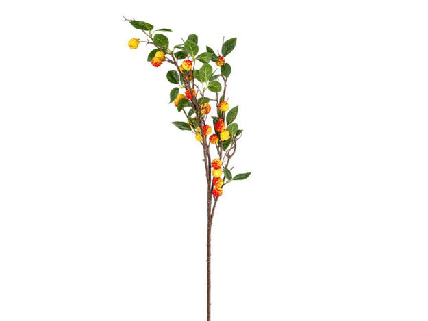 Slika Grana maline 90 cm; crvena/žuta