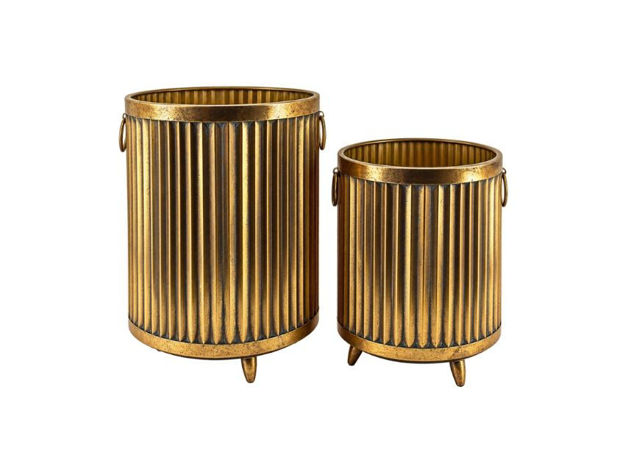 Slika Posuda metalna 35.5x34x54.5cm; zlatna