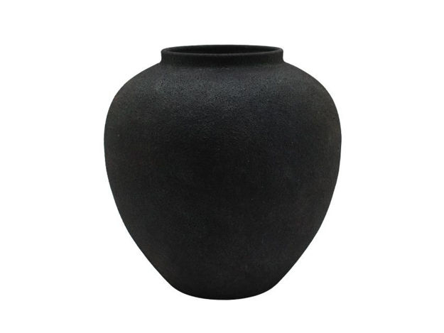 Slika Vaza metalna 28x28.5cm; antracit