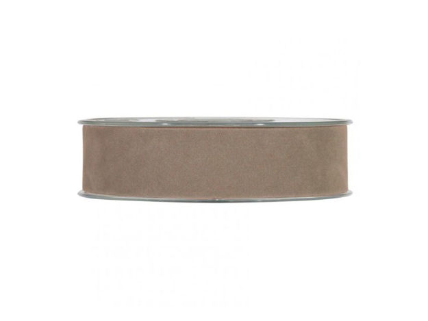 Slika Traka dupli pliš 40mm/7mt. Sv.fosil smeđa 52