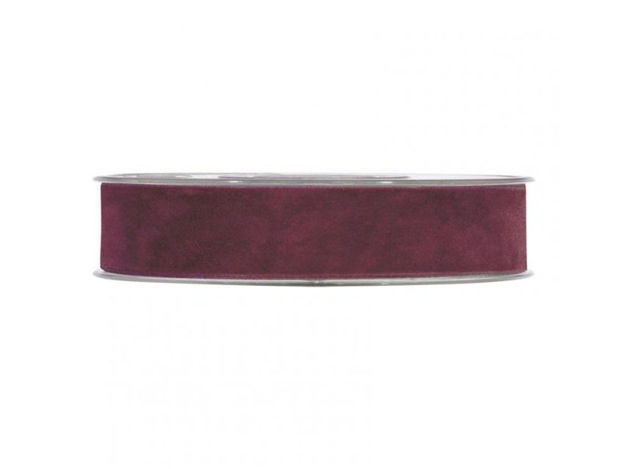 Slika Traka dupli pliš 15mm/7m bordo 24