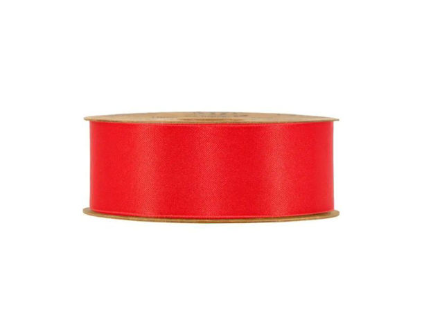 Slika Traka mat saten 25mm/20mt; bright red 108